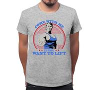 Forsca Come with Me If You Want To Lift Camiseta Clásica con Cuello Redondo para Hombre X-Large