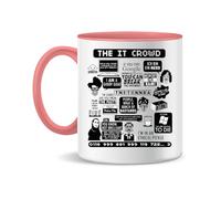Forsca The It Crowd Quotes Taza de Cerámica Para Té y Café, 300ml, Mágica, Blanca, Rosa, Negra 330ml