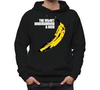 Forsca Velvet Underground and Nicko Banana Sudadera con Capucha Unisex Clásica para Hombres y Mujeres 2X-Large