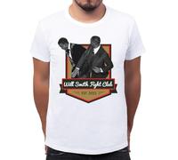 Forsca Will Smith Fight Club Camiseta Clásica con Cuello Redondo para Hombre Medium