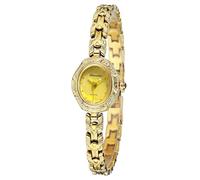 FORSINING Relojes de oro para mujer, vintage, relojes de pulsera de acero inoxidable, delicado y pequeño hexagonal para mujer, pulsera