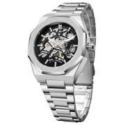 FORSINING Relojes mecánicos automáticos de muñeca para hombre, reloj mecánico de lujo tallado para hombre