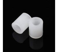 Forspero 100 Piezas M4 Nylon Blanco Abs Sin Rosca Separador Redondo Hueco Separador Para Pc Board Tornillo - 8mm