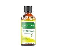 FORSYLVANEST Aceite Esencial de Citronela 100 ml - Para Aromaterapia, Masajes, Baño, Cuidado de la Piel, Jabones y Velas