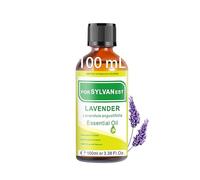 FORSYLVANEST Aceite Esencial de Lavanda 100ML 100% Natural No Diluido para Aromaterapia, Masaje, SPA, Cuidado de la Piel, Cabello y Uñas, Baños, DIY (Lavanda)