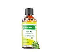 FORSYLVANEST Aceite Esencial de Tomillo 100ML, Aceite de Tomillo 100% Natural, Apto Para el Cuidado de la Piel, el Cuerpo, el Cabello, Difusores, Velas, Jabones, Manualidades y DIY