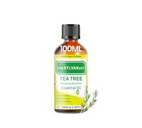 FORSYLVANEST Aceites Esenciales de Árbol de Té 100ML,100% natural, aceite esencial de tea tree para piel, cabello, uñas, difusor, champú, masaje y aromaterapia (Tea Tree)