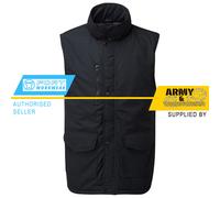 FORT Chaleco Acolchado Hombre Cremallera Bolsillos Pecho Negro/Azul/OLIVE