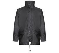 Fort - Chaqueta Airflex - 220 g/m² - Chaqueta de invierno para hombre - Impermeable y resistente al viento - Ligera, Negro, S