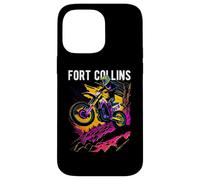 Fort Collins CO Motocross Dirt Bike Motocicleta Diseño Carcasa para iPhone 14 Pro Max