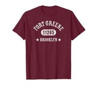 FORT GREENE Brooklyn NY 11205 Diseño atlético con detalles Camiseta