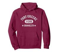 FORT GREENE Brooklyn NY 11205 Diseño atlético con detalles Sudadera con Capucha