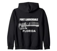 Fort Lauderdale Florida Souvenir Horizonte Fort Lauderdale Sudadera con Capucha