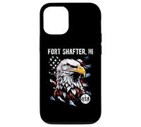 Fort Shafter Hawaii - Bandera patriótica de EE. UU., diseño vintage Carcasa para iPhone 12/12 Pro