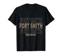 Fort Smith Arkansas Vintage Camiseta gráfica económica