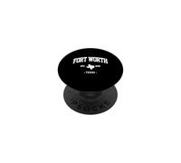 Fort Worth Texas Ciudad Natal de Texas Fan Fort Worth Texas PopSockets PopGrip Adhesivo