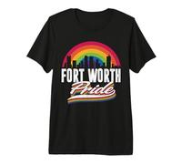 Fort Worth Texas LGBT Lesbian Gay Bisexual LGBTQ Pride Camiseta Premium
