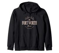 Fort Worth, Texas Modern - Fort Worth, Texas Sudadera con Capucha