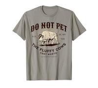 Fort Worth, Texas: No acaricies a Las esponjosas Vacas, el Divertido Bisonte Camiseta