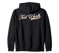 Fort Worth Vintage Minimalista Sudadera con Capucha