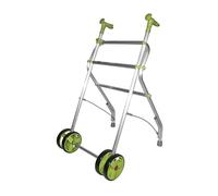 Forta - Andador Air, Andador para ancianos, Ruedas dobles fijas delanteras, Andador Plegable, Peso máximo 100 kg, Pistacho