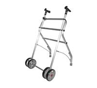 Forta - Andador Air, Andador para ancianos, Ruedas dobles fijas delanteras, Andador Plegable, Peso máximo 100 kg, Negro