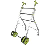 Forta - Andador Air, Andador para ancianos, Ruedas dobles fijas delanteras, Andador Plegable, Peso máximo 100 kg, Pistacho