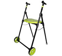 Forta - Andador Air-On, Andador para ancianos, Ruedas fijas delanteras, Andador Plegable, Con asiento, Peso máximo 110 kg, Pistacho