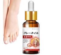 Fortalece las uñas en gotas - Solución de brillo natural para las uñas de los pies | Extractos con aceites nutritivos, fórmula de fácil aplicación, restaura la salud de las uñas frágiles, accesorio de