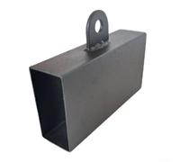Fortalecedor de agarre de dedos, bloque de hierro para entrenamiento de fuerza, mejora el agarre para atletas en escalada en roca, levantamiento de pesas, gimnasia (4 x 8 cm)