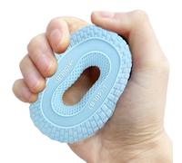 Fortalecedor de agarre manual, Entrenador de fuerza de agarre - 2 niveles de resistencia ejercicio de mano fortalecedor anillo de silicona | Anillo fortalecedor de portátil para m