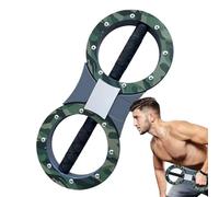 Fortalecedor de agarre para antebrazo, entrenador de ejercicio muscular ajustable para hombres, rotación de 360 grados, máquina de quemador muscular resistente, equipo de entrenamiento portátil para