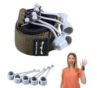 Fortalecedor de dedos ajustable | Ejercitador de dedos universal Entrenador de ejercicio de mano,Bandas multifuncionales del entrenamiento de los del fortalecedor extensor dedo para la a