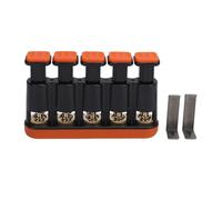 Fortalecedor de Dedos, Ejercitador de Agarre Ajustable de Tensión de 3 a 8,5 Libras con Tapa de Botón Suave para Piano Guitarra Piano (ORANGE)