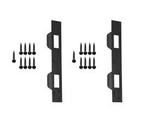 Fortalecedor de placa de acero permanente, plan de doble agujero para entradas de metal de roble, mejora la seguridad de puertas de madera/metal