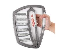 Fortalecedor profesional de agarre de mano de 200 a 1200 libras, estirador de dedos ajustable de metal antideslizante con bolsa de transporte, gran ejercicio de muñeca y antebrazo, fortalecedor de