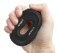 Fortalecedores de agarre de entrenamiento de fuerza,Fortalecedor de agarre de mano - 2 niveles de resistencia ejercicio de mano fortalecedor anillo de silicona,Dispositivo de manu