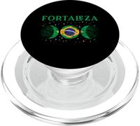 Fortaleza - Bandera de Brasil PopSockets PopGrip para MagSafe