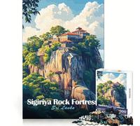 Fortaleza de Roca de Sigiriya, Sri Lanka Rompecabezas de 1000 Piezas para Adolescentes Juguete para desarrollar la lógica Ligero, Relajante, de Corte preciso Regalo clásico 38x52cm