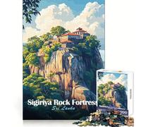 Fortaleza de Roca de Sigiriya, Sri Lanka Rompecabezas de 1000 Piezas para Adultos Juguete de lógica Mental Antiestrés Corte Firme Regalo increíble 50x75cm