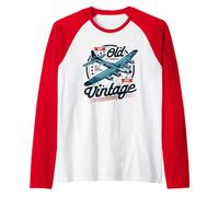 Fortaleza Voladora B 17 No es vieja, es un bombardero Camiseta Manga Raglan