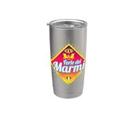 Forte dei Marmi Toscana Italia Retro Puesta de sol Vintage Vaso térmico de acero inoxidable de doble pared