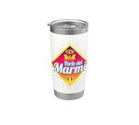 Forte dei Marmi Toscana Italia Retro Puesta de sol Vintage Vaso térmico de acero inoxidable de doble pared