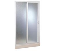 Forte Mampara de Ducha 150 CM de Acrílico Mod. Smart con Apertura Lateral