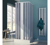 Forte Mampara de Ducha 3 Lados 80x80x80 CM H185 PVC Mod. Nova