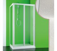 Forte Mampara de Ducha 70x140 CM de Acrílico Mod. Mercurio con Apertura Lateral
