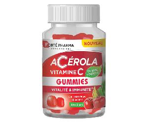 Forté Pharma Acerola Gummies Vitamina C 60 Gummies Energía Alivio Fatiga