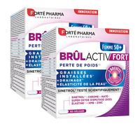 Forté Pharma Brûlactiv Fort Femme 50+ Quemador de grasa - paquete de 2 x 60 cápsulas