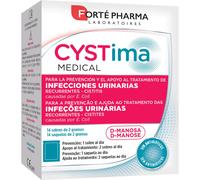 Forté Pharma CYSTima Medical con D-Manosa – Apoyo sistema urinario – 14 sobres