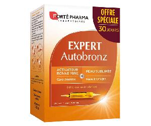 Forté Pharma Expert Autobronceador 20 ampollas + 10 Gratis sabor albaricoque